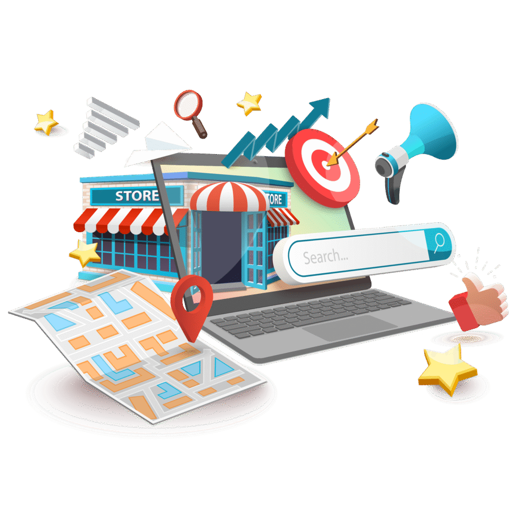 % تحسين نتائج البحث المحلية Local SEO 01