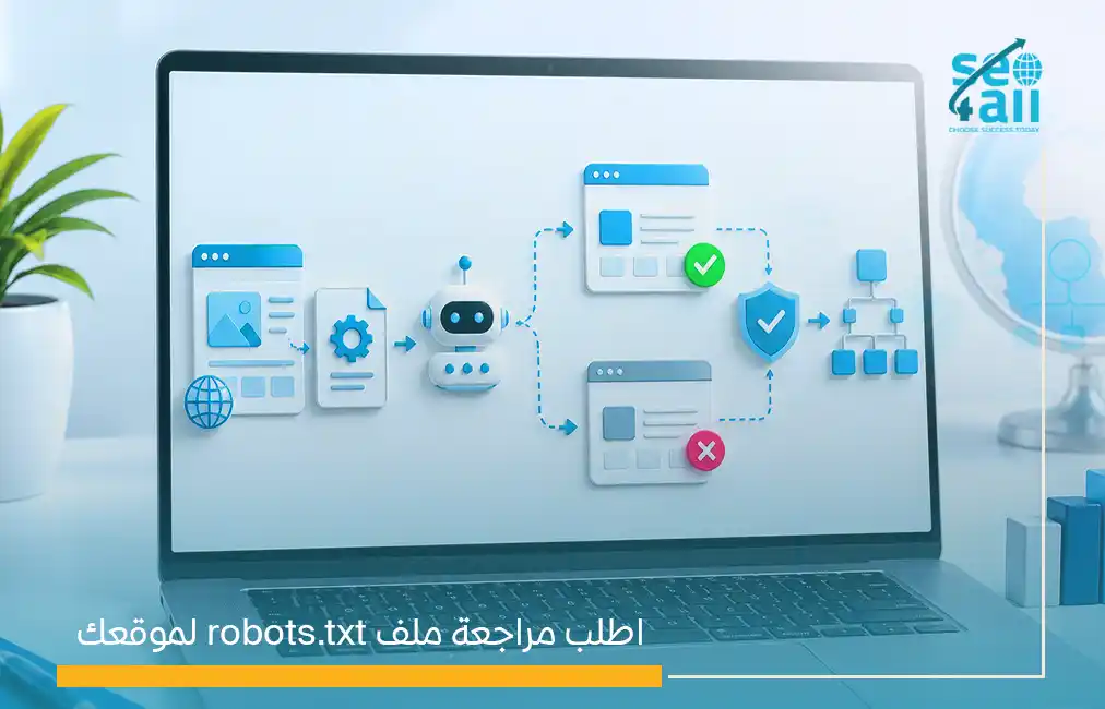 دليل robots.txt الكامل في السيو: الصيغة والاختبار 2026